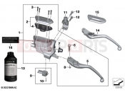 BMW Motorrad BMW 2021 R models R 1250 GS 21 (0M04) Clutch control assembly | Clutch control assembly