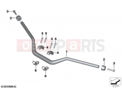 BMW Motorrad BMW 2021 R models R 1250 GS 21 (0M04) Handlebar | Handlebar