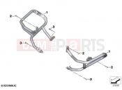 BMW Motorrad BMW 2021 R models R 1250 GS 21 (0M04) Engine protection bar | Engine protection bar