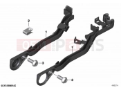 BMW Motorrad BMW 2021 R models R 1250 GS 21 (0M04) Cable duct transmission | Cable duct transmission