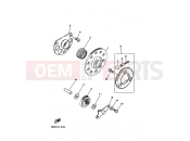 YAMAHA DT 125 DT125RE (4BL1) 1991 EMBRAYAGE DE DEMAR