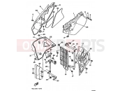 YAMAHA DT 125 DT125RE (4BL1) 1991 COUVERCLE LATERAL