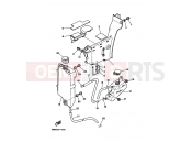 YAMAHA DT 125 DT125RE (4BL1) 1991 RESERVOIR A HUILE