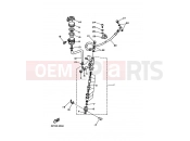 YAMAHA DT 125 DT125RE (4BL1) 1991 MAITRE CYLINDRE AR