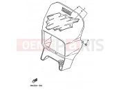YAMAHA DT 125 DT125RE (4BL1) 1991 CAPOT 1