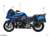 BMW Motorrad BMW 2023 R models R 1250 RT 20 (0L01, 0L03) Stick-on label | Stick-on label