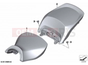 BMW Motorrad BMW 2023 R models R 1250 RT 20 (0L01, 0L03) Seat bench | Seat bench