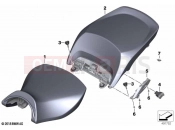 BMW Motorrad BMW 2023 R models R 1250 RT 20 (0L01, 0L03) Bench, heated | Bench, heated