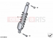 BMW Motorrad BMW 2023 R models R 1250 RT 20 (0L01, 0L03) Spring strut, front | Spring strut, front