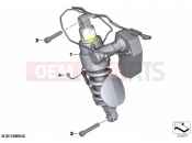 BMW Motorrad BMW 2023 R models R 1250 RT 20 (0L01, 0L03) Spring strut, ESA, rear | Spring strut, ESA, rear