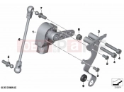 BMW Motorrad BMW 2023 R models R 1250 RT 20 (0L01, 0L03) Level sensor, rear | Level sensor, rear