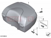 BMW Motorrad BMW 2023 R models R 1250 RT 20 (0L01, 0L03) Top Case | Top Case
