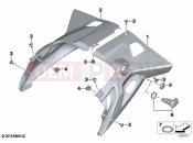 BMW Motorrad BMW 2023 R models R 1250 RT 20 (0L01, 0L03) Tail trim 2 | Tail trim 2