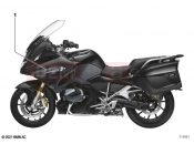 BMW Motorrad BMW 2023 R models R 1250 RT 20 (0L01, 0L03) Stick-on label 2 | Stick-on label 2