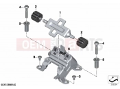BMW Motorrad BMW 2023 R models R 1250 RT 20 (0L01, 0L03) Front seat-vertical seat adjuster | Front seat-vertical seat adjuster