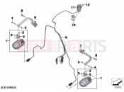 BMW Motorrad BMW 2023 R models R 1250 RT 20 (0L01, 0L03) Retrofitting, LED additional headlight | Retrofitting, LED additional headlight