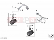 BMW Motorrad BMW 2023 R models R 1250 RT 20 (0L01, 0L03) LED additional headlight 