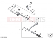 BMW Motorrad BMW 2021 R models R 18 (0L11, 0L13) Outer gearshift parts | Outer gearshift parts
