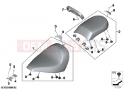 BMW Motorrad BMW 2021 R models R 18 (0L11, 0L13) Seat bench | Seat bench