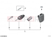 BMW Motorrad BMW 2021 R models R 18 (0L11, 0L13) Single key locking system Keyless Ride | Single key locking system Keyless Ride