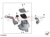 BMW Motorrad BMW 2021 R models R 18 (0L11, 0L13) Control assembly fitting | Control assembly fitting