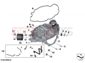 BMW Motorrad BMW 2021 R models R 18 (0L11, 0L13) Intake silencer, bottom | Intake silencer, bottom