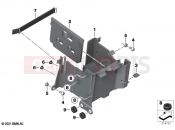 BMW Motorrad BMW 2021 R models R 18 (0L11, 0L13) Battery tray 2 | Battery tray 2