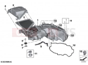 BMW Motorrad BMW 2022 R models R 18 B (0L31, 0L33) Intake silencer, top | Intake silencer, top