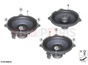 BMW Motorrad BMW 2022 R models R 18 B (0L31, 0L33) Loudspeaker rear | Loudspeaker rear