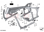 BMW Motorrad BMW 2022 R models R 18 B (0L31, 0L33) Main frame | Main frame