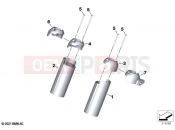 BMW Motorrad BMW 2022 R models R 18 B (0L31, 0L33) Fork cover | Fork cover