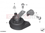 BMW Motorrad BMW 2022 R models R 18 B (0L31, 0L33) Horn | Horn