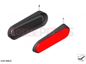 BMW Motorrad BMW 2022 R models R 18 B (0L31, 0L33) Rear reflector rear | Rear reflector rear