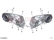 BMW Motorrad BMW 2022 R models R 18 B (0L31, 0L33) Loudspeaker front | Loudspeaker front