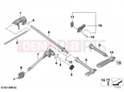 BMW Motorrad BMW 2023 R models R 18 Classic (0L21, 0L23) Inner gearshift parts reverser