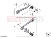 BMW Motorrad BMW 2023 R models R 18 Classic (0L21, 0L23) Gearshift lever, adjustable