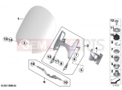 BMW Motorrad BMW 2023 R models R 18 Classic (0L21, 0L23) Windshield / mounting