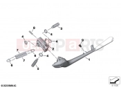 BMW Motorrad BMW 2023 R models R 18 Classic (0L21, 0L23) Side stand