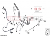 BMW Motorrad BMW 2023 R models R 18 Classic (0L21, 0L23) Handlebars Pro Step and riser
