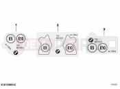 BMW Motorrad BMW 2023 R models R 18 Classic (0L21, 0L23) Information plate, fuel