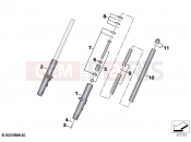 BMW Motorrad BMW 2023 R models R 18 Classic (0L21, 0L23) Telescopic fork, single parts