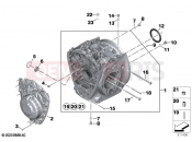 BMW Motorrad BMW 2023 R models R 18 Classic (0L21, 0L23) Engine housing mounting parts