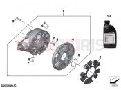 BMW Motorrad BMW 2023 R models R 18 Classic (0L21, 0L23) Bevel gear, rear