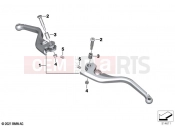 BMW Motorrad BMW 2023 R models R 18 Classic (0L21, 0L23) Hand lever adjustable