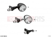 BMW Motorrad BMW 2023 R models R 18 Classic (0L21, 0L23) LED turn indicators, rear | LED turn indicators, rear
