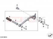 BMW Motorrad BMW 2023 R models R 18 Classic (0L21, 0L23) Brake pedal