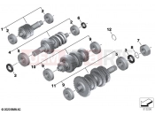 BMW Motorrad BMW 2023 R models R 18 Classic (0L21, 0L23) Transmission shafts 2