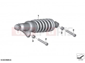 BMW Motorrad BMW 2023 R models R 18 Classic (0L21, 0L23) Spring strut, mounting parts 2