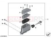 BMW Motorrad BMW 2023 R models R 18 Classic (0L21, 0L23) Rear brake master cylinder w container 2