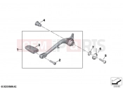 BMW Motorrad BMW 2023 R models R 18 Classic (0L21, 0L23) Brake pedal 2 2